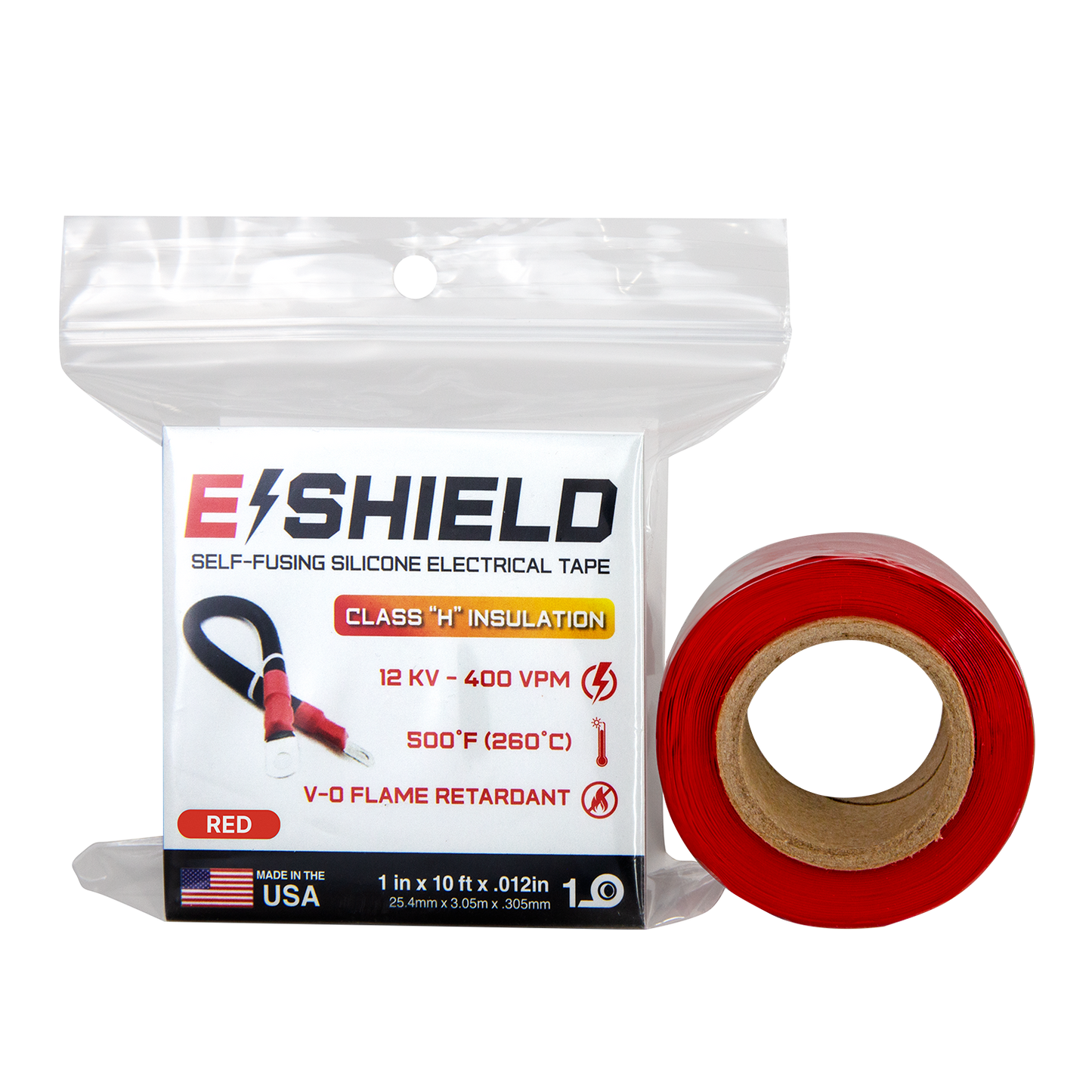 E-Shield Silicone Electrical Tape - 1" x 10' x .012"