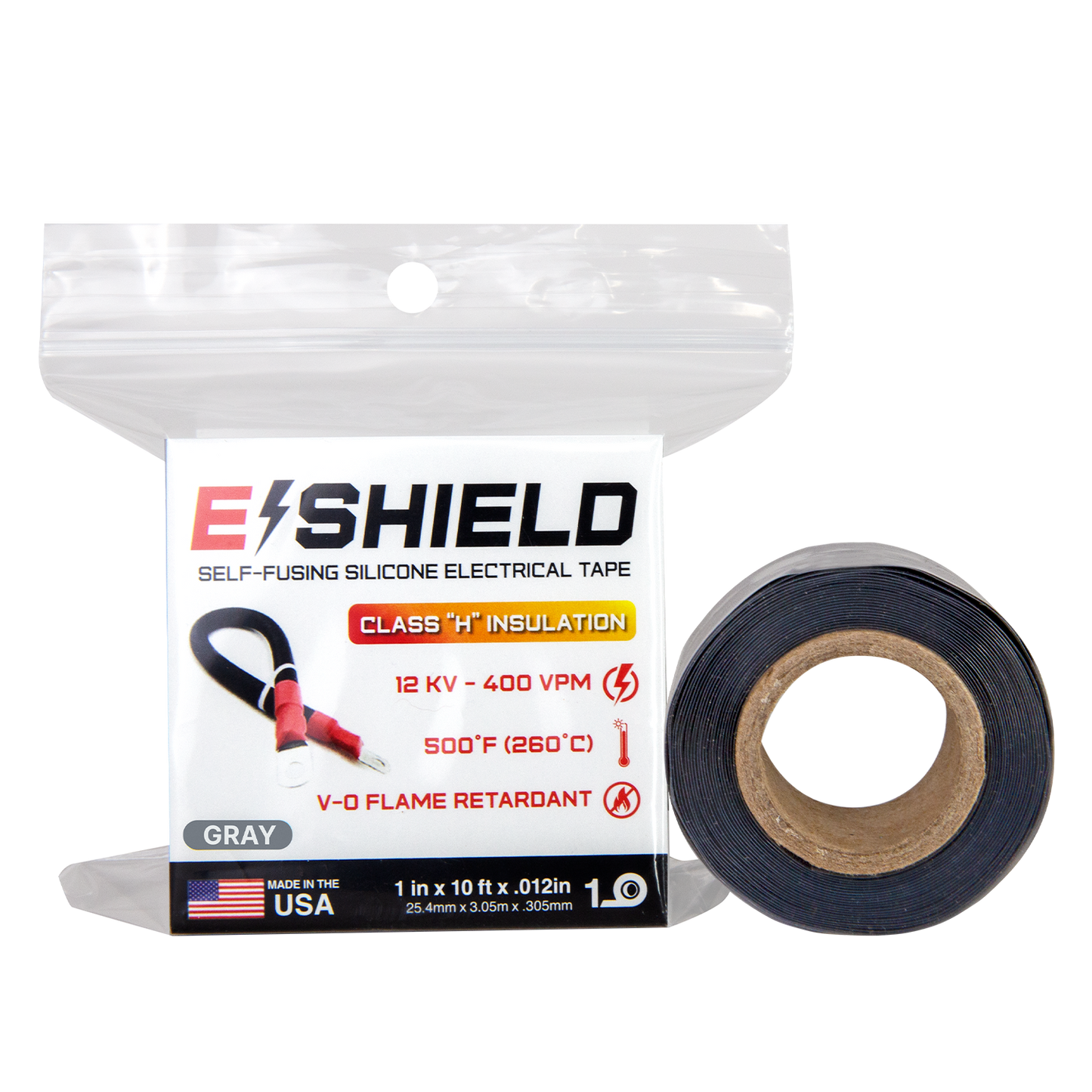 E-Shield Silicone Electrical Tape - 1" x 10' x .012"