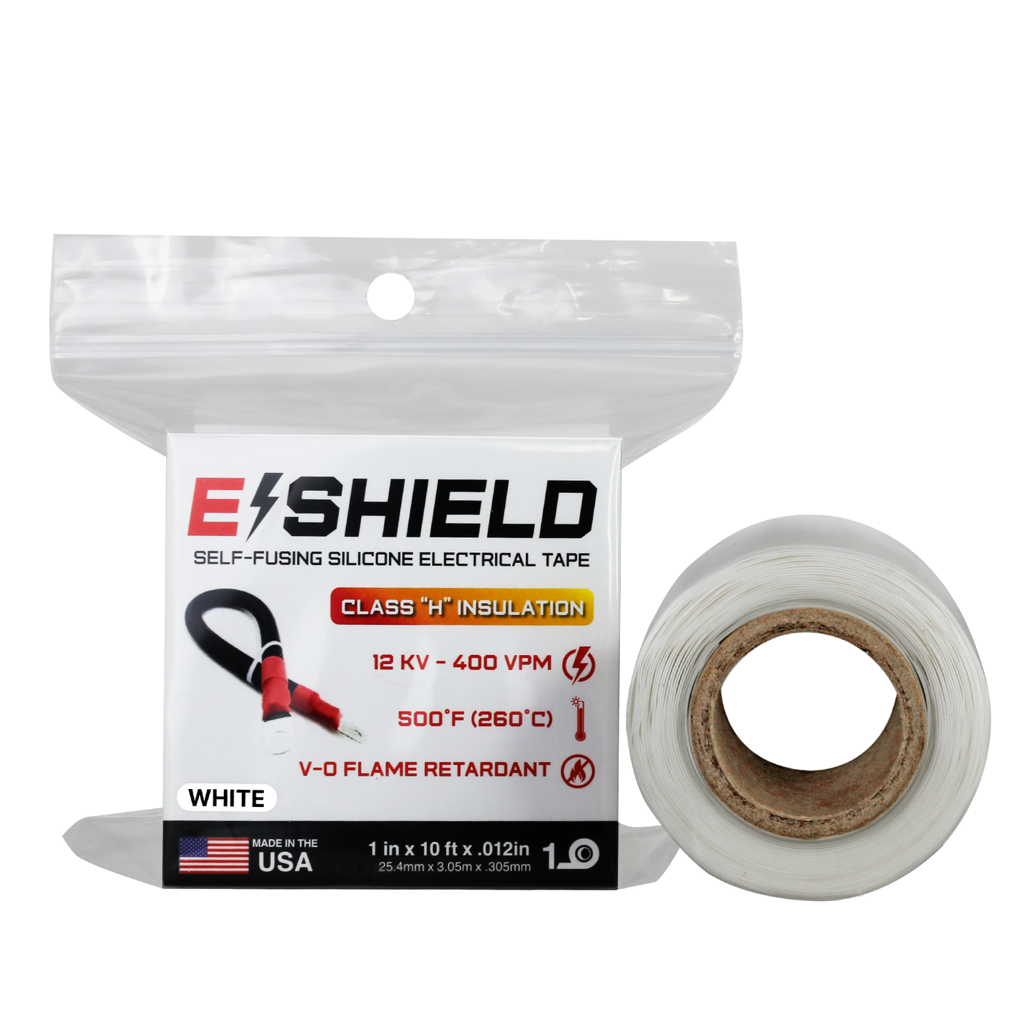 E-Shield Silicone Electrical Tape - 1" x 10' x .012"